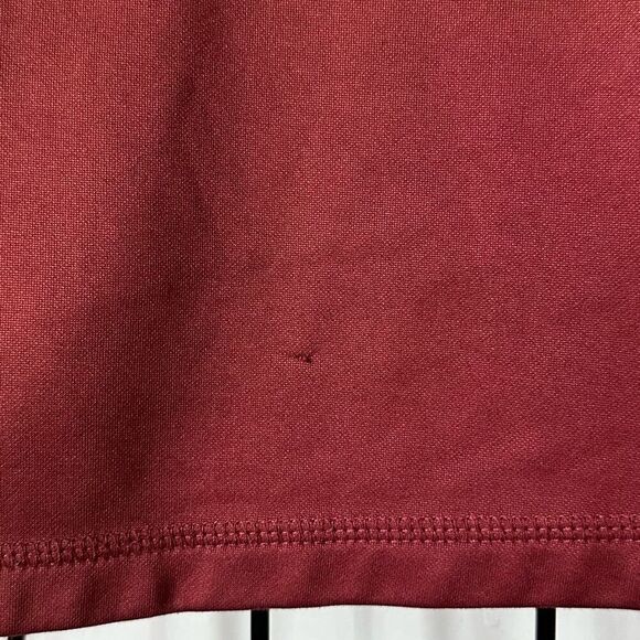 Browning Rifles Fleece Lined 1/4 Zip Pullover Jacket Mens XXL Maroon Hunting - Picture 6 of 10